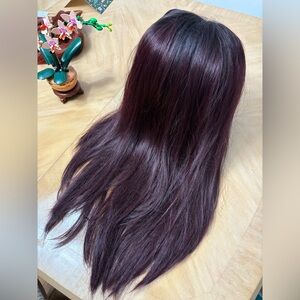 Angelix Beauty Magenta Burgundy LaceFront Women's Wig